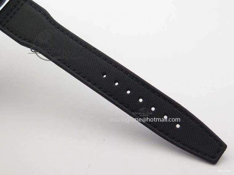 MIROTIME 0414 Pilot Chrono IW388003 Real Ceramic V6F Best Edition Green Markers On Black Nylon Strap A Effortless 7283